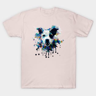 JRT Jack Russell Terrier Stencil Art T-Shirt